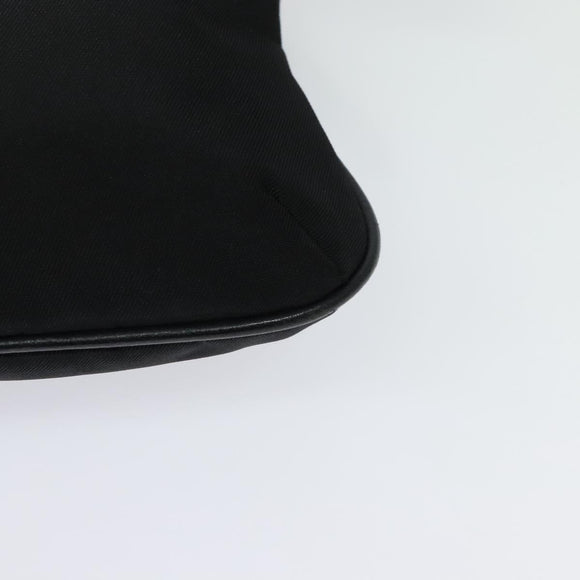 BURBERRY Nova Check Shoulder Bag Nylon Beige Silver Auth BA4461