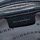 BURBERRY Nova Check Shoulder Bag Nylon Beige Silver Auth BA4461-10