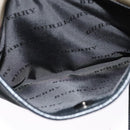 BURBERRY Nova Check Shoulder Bag Nylon Beige Silver Auth BA4461-19
