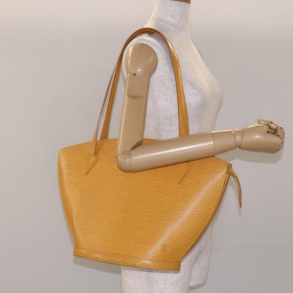 LOUIS VUITTON Epi Saint Jacques Shopping Shoulder Bag Yellow M52269 Auth BA4465