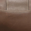 Christian Dior Shoulder Bag Leather Brown Gold Auth BA4469-9