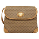GUCCI Micro GG Supreme Shoulder Bag PVC Beige Gold 007 92 5548 Auth BA4470-2