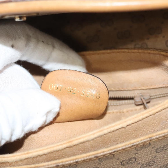 GUCCI Micro GG Supreme Shoulder Bag PVC Beige Gold 007 92 5548 Auth BA4470