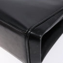 GUCCI Shoulder Bag Leather Vintage Black Gold Auth BA4474-8