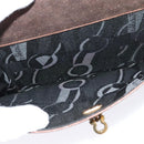 Salvatore Ferragamo Gancini Hand Bag Leather 2way Brown Gold Auth BA4475-20