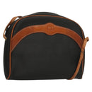 Christian Dior Shoulder Bag Leather PVC Black Brown Auth BA4478-1