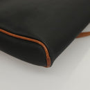 Christian Dior Shoulder Bag Leather PVC Black Brown Auth BA4478-12