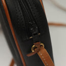 Christian Dior Shoulder Bag Leather PVC Black Brown Auth BA4478-14