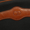 Christian Dior Shoulder Bag Leather PVC Black Brown Auth BA4478-15