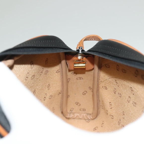 Christian Dior Shoulder Bag Leather PVC Black Brown Auth BA4478