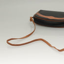 Christian Dior Shoulder Bag Leather PVC Black Brown Auth BA4478-7