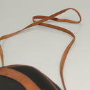 Christian Dior Shoulder Bag Leather PVC Black Brown Auth BA4478-8