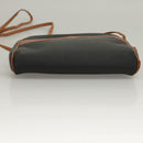 Christian Dior Shoulder Bag Leather PVC Black Brown Auth BA4478-9