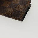 LOUIS VUITTON Damier Ebene Clochette Key Case N62661 LV Auth BA4483-16