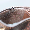 LOUIS VUITTON Damier Ebene Clochette Key Case N62661 LV Auth BA4483-9