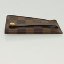 LOUIS VUITTON Damier Ebene Clochette Key Case N62661 LV Auth BA4483-6