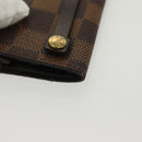 LOUIS VUITTON Damier Ebene Clochette Key Case N62661 LV Auth BA4483-7