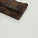 LOUIS VUITTON Damier Ebene Clochette Key Case N62661 LV Auth BA4483-14
