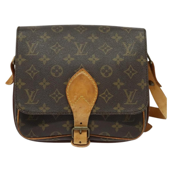 LOUIS VUITTON Monogram Cartesier MM Shoulder Bag M51253 LV Auth BA4488