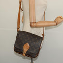 LOUIS VUITTON Monogram Cartesier MM Shoulder Bag M51253 LV Auth BA4488-24