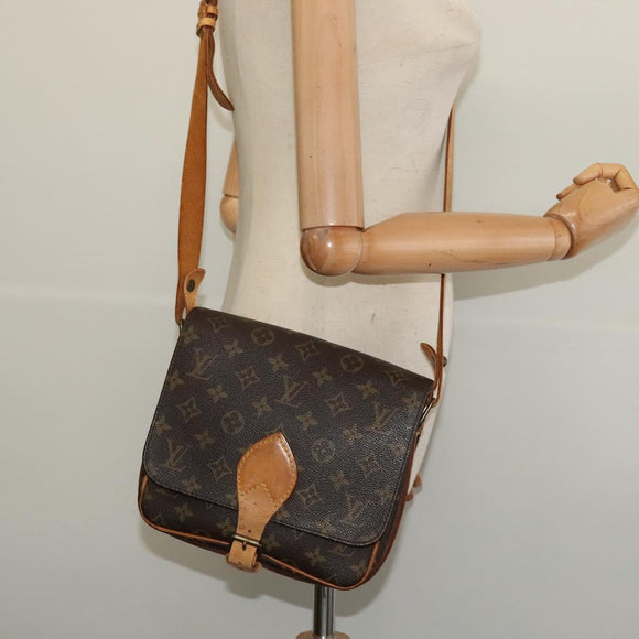 LOUIS VUITTON Monogram Cartesier MM Shoulder Bag M51253 LV Auth BA4488