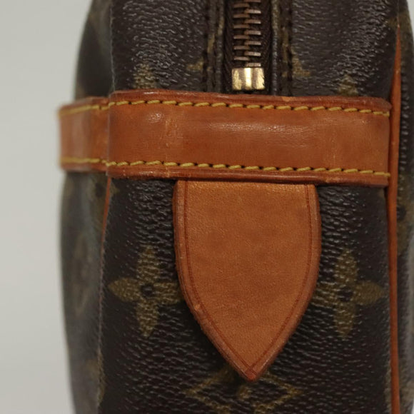 LOUIS VUITTON Monogram Compiegne 28 Clutch Bag M51845 LV Auth BA4489