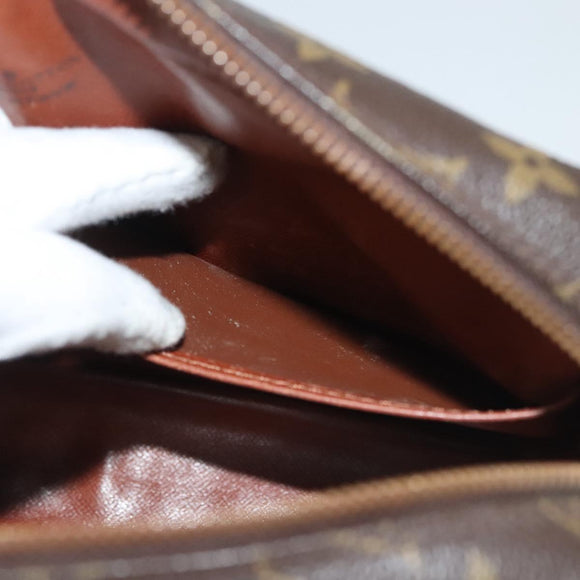 LOUIS VUITTON Monogram Compiegne 28 Clutch Bag M51845 LV Auth BA4489