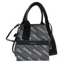 BALENCIAGA Hand Bag PVC Leather 2way Gray 390346 Auth BA449-1