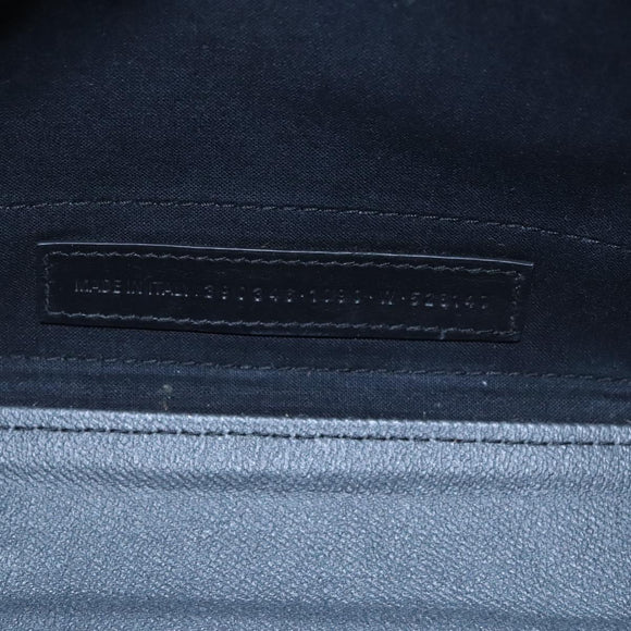 BALENCIAGA Hand Bag PVC Leather 2way Gray 390346 Auth BA449