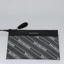 BALENCIAGA Hand Bag PVC Leather 2way Gray 390346 Auth BA449-22