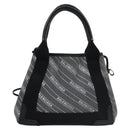 BALENCIAGA Hand Bag PVC Leather 2way Gray 390346 Auth BA449-2