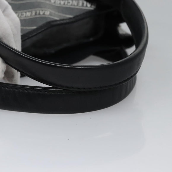 BALENCIAGA Hand Bag PVC Leather 2way Gray 390346 Auth BA449