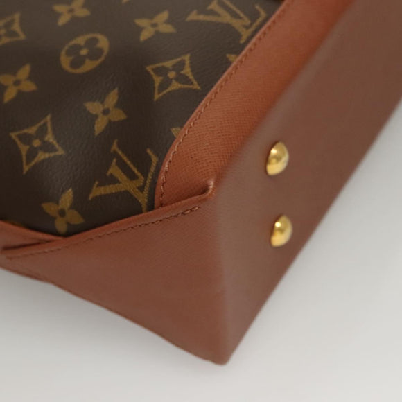 LOUIS VUITTON Monogram Sac Weekend PM Hand Bag M42425 LV Auth BA4491