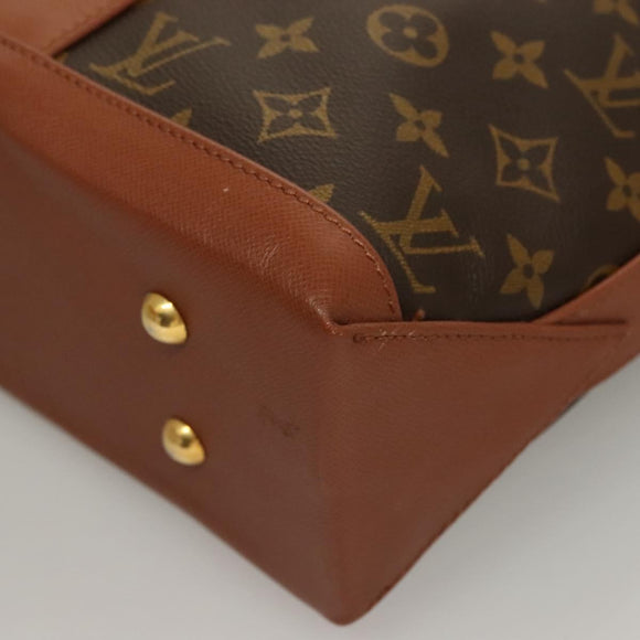 LOUIS VUITTON Monogram Sac Weekend PM Hand Bag M42425 LV Auth BA4491