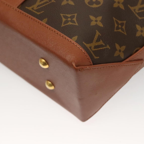 LOUIS VUITTON Monogram Sac Weekend PM Hand Bag M42425 LV Auth BA4491