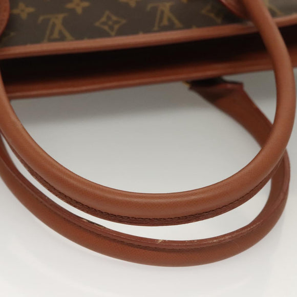 LOUIS VUITTON Monogram Sac Weekend PM Hand Bag M42425 LV Auth BA4491