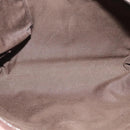 GUCCI GG Canvas Guccissima Shoulder Bag Leather Brown Silver 162914 Auth BA4492-16