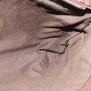 GUCCI GG Canvas Guccissima Shoulder Bag Leather Brown Silver 162914 Auth BA4492-17