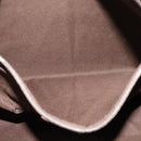 GUCCI GG Canvas Guccissima Shoulder Bag Leather Brown Silver 162914 Auth BA4492-19