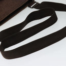 GUCCI GG Canvas Guccissima Shoulder Bag Leather Brown Silver 162914 Auth BA4492-7