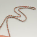 CHANEL Choco Bar Chain Shoulder Pouch Suede Pink Silver CC Auth BA4493-8