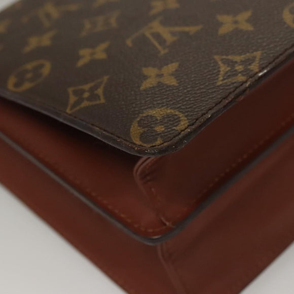 LOUIS VUITTON Monogram Concorde Hand Bag M51190 LV Auth BA4496