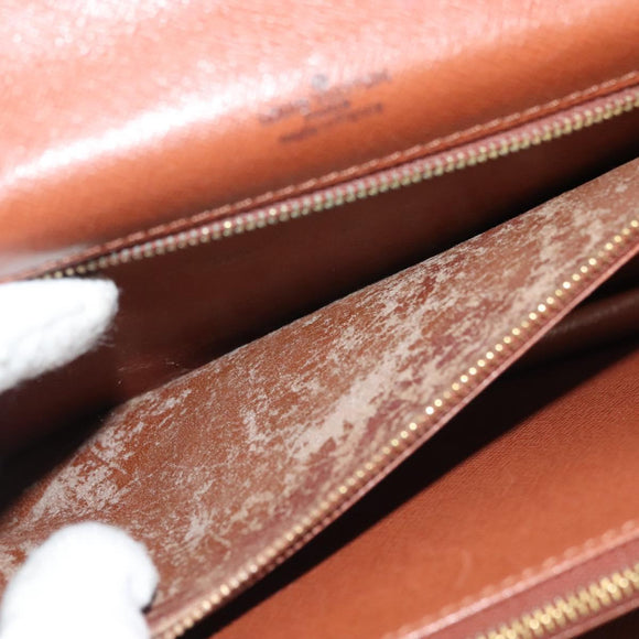 LOUIS VUITTON Monogram Concorde Hand Bag M51190 LV Auth BA4496