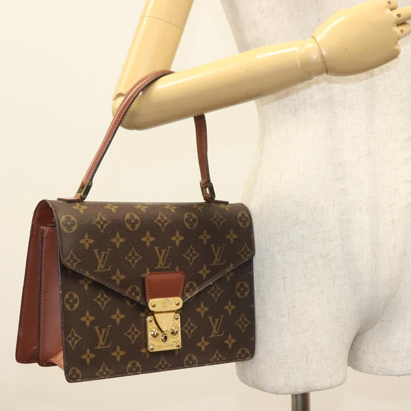 LOUIS VUITTON Monogram Concorde Hand Bag M51190 LV Auth BA4496