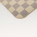 LOUIS VUITTON Damier Azur Neverfull MM Pouch LV Auth BA4500-15