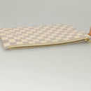 LOUIS VUITTON Damier Azur Neverfull MM Pouch LV Auth BA4500-6
