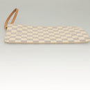 LOUIS VUITTON Damier Azur Neverfull MM Pouch LV Auth BA4500-5
