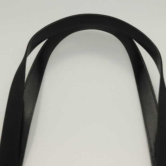 Salvatore Ferragamo Tote Bag Embossed Leather Black Gold Auth BA4507