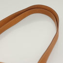 CELINE Macadam Canvas Shoulder Bag PVC Beige Gold Auth BA4513-14