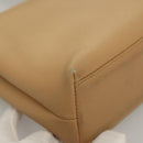 CHANEL Matelasse Shoulder Bag Caviar Skin Beige Gold CC Auth BA4516-8